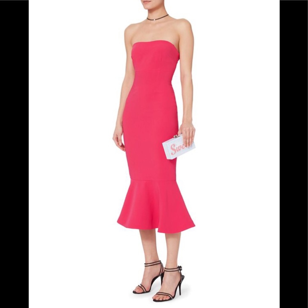 Cinq a Sept Luna strapless tulip dress - Picture 1 of 8